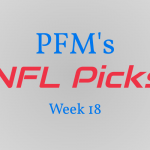 Week 18 NFL Picks