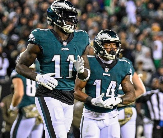 AJ Brown fantasy football, DFS outlook: What to do with the Eagles WR in  2023 NFL Divisional round - DraftKings Network