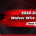 Week 7 Waiver Wire Pickups