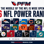 The middle of the 2026 NFL power rankings is wide open