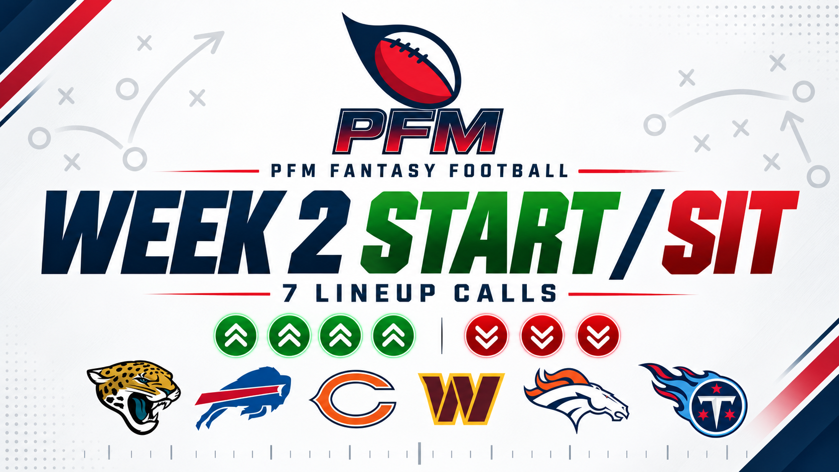 Week 2 Fantasy Football Start/Sit: 7 Calls Week 2 Fantasy Football Start/Sit: 7 Calls