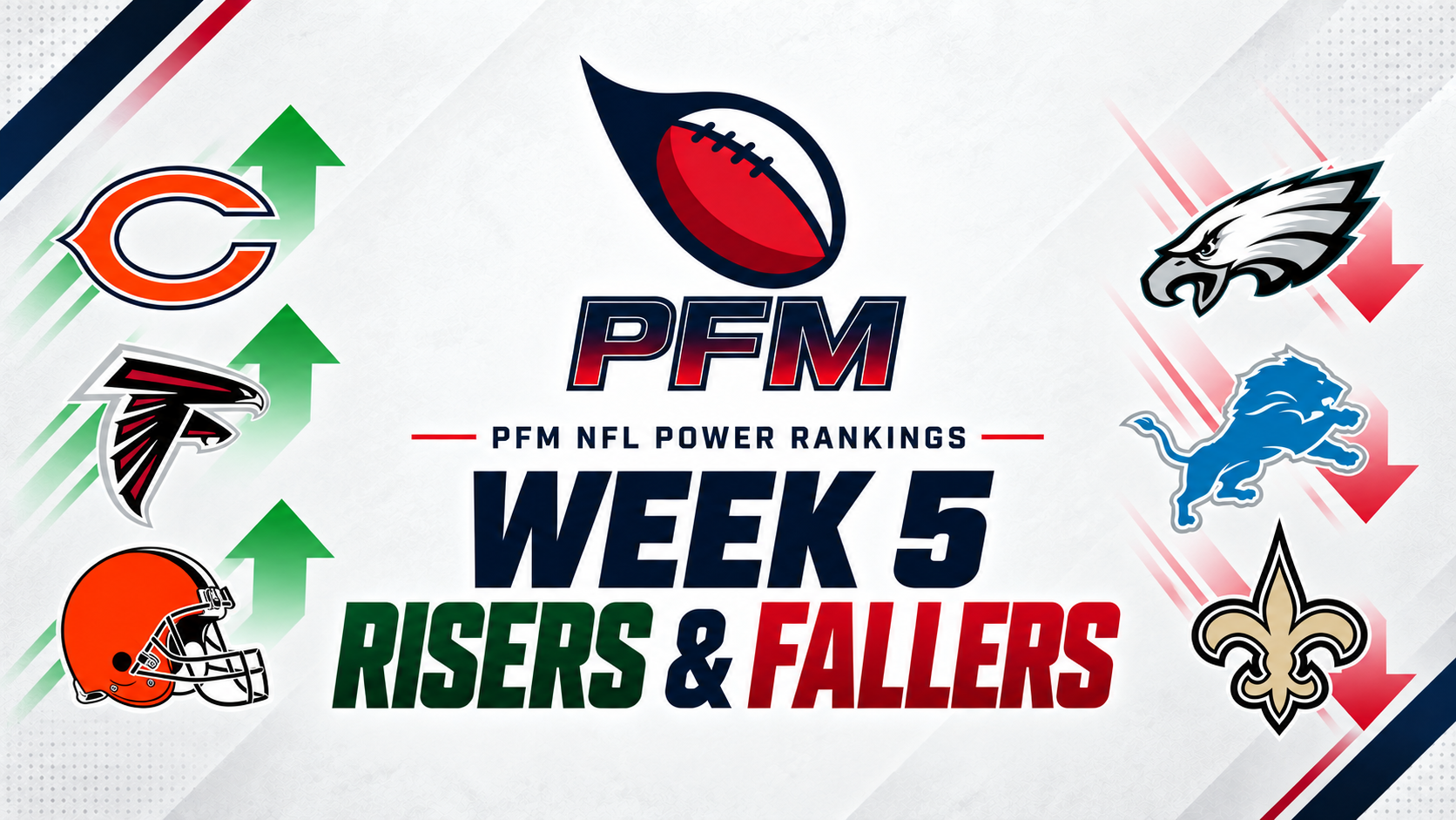 2026 NFL Week 5 Power Rankings: Risers and Fallers 2026 NFL Week 5 Power Rankings: Risers and Fallers